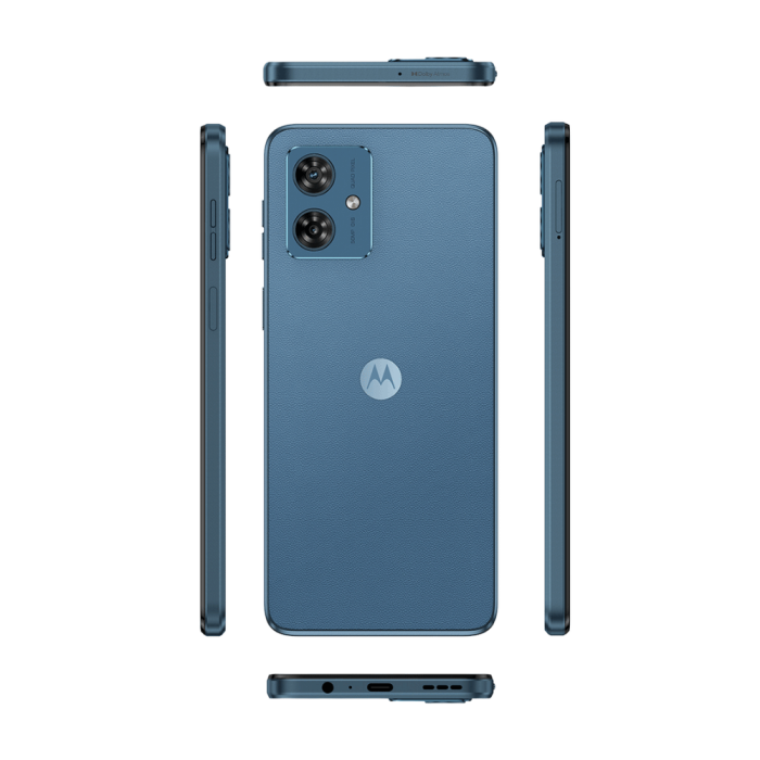 Smartphone Motorola Moto G54, Tela 6,5", 256 GB, 8GB RAM Boost, Câmera Dupla 50MP + Selfie 16MP, 5G, Cor Azul