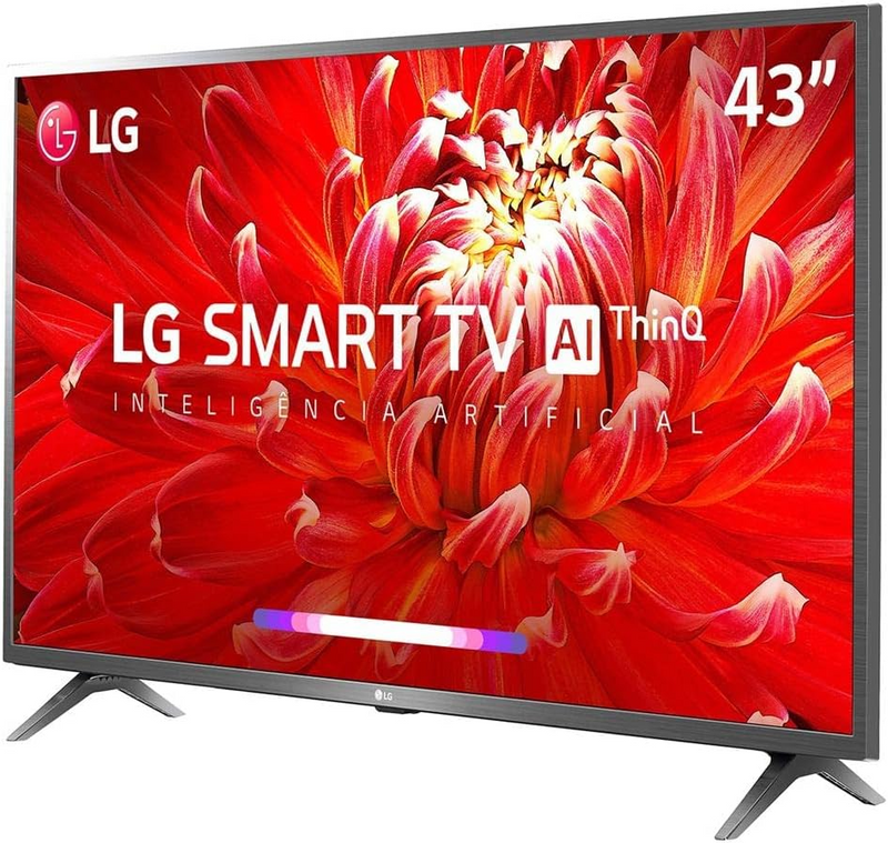 Smart TV 43" LG Full HD 43LM631C0SB DR Ativo WebOS 4.5 Sistem Artificial ThinQ AI, Processador Quad Core