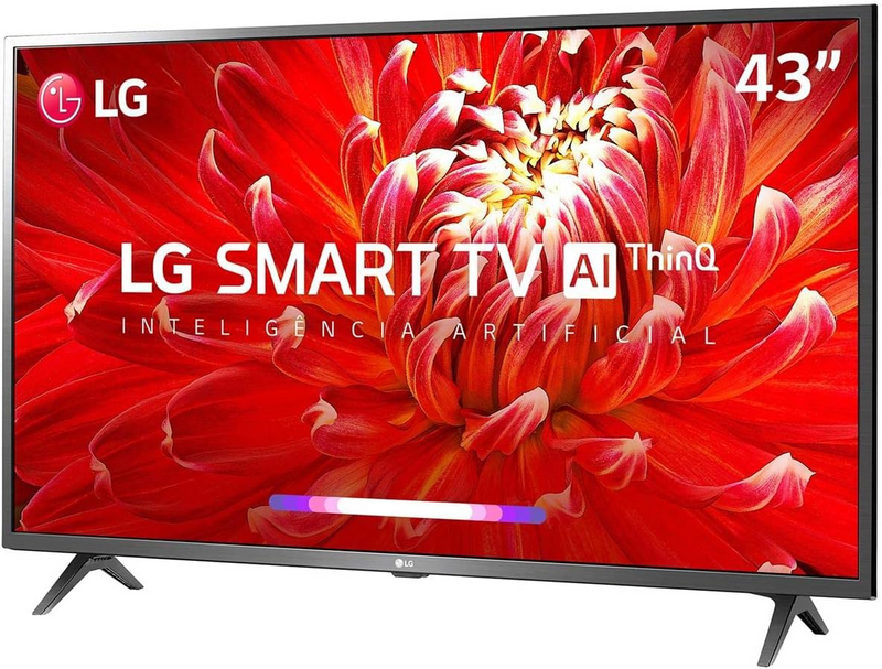 Smart TV 43" LG Full HD 43LM631C0SB DR Ativo WebOS 4.5 Sistem Artificial ThinQ AI, Processador Quad Core