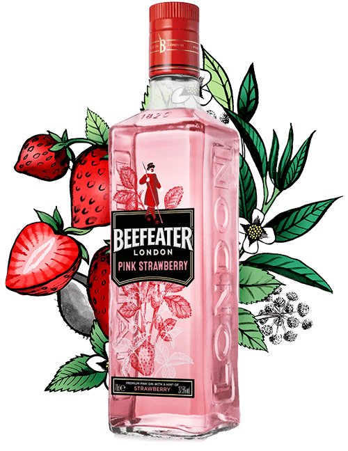 Gin Beefeater Pink Importado 750 ml Sabor morango