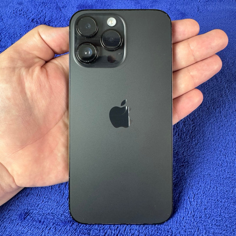 Smartphone Apple Iphone 14 Pro Max, Tela 6,7", 128 GB, 6GB RAM , Câmera Tripla 48 MP, 5G, Cor Preto Espacial - Seminonovo