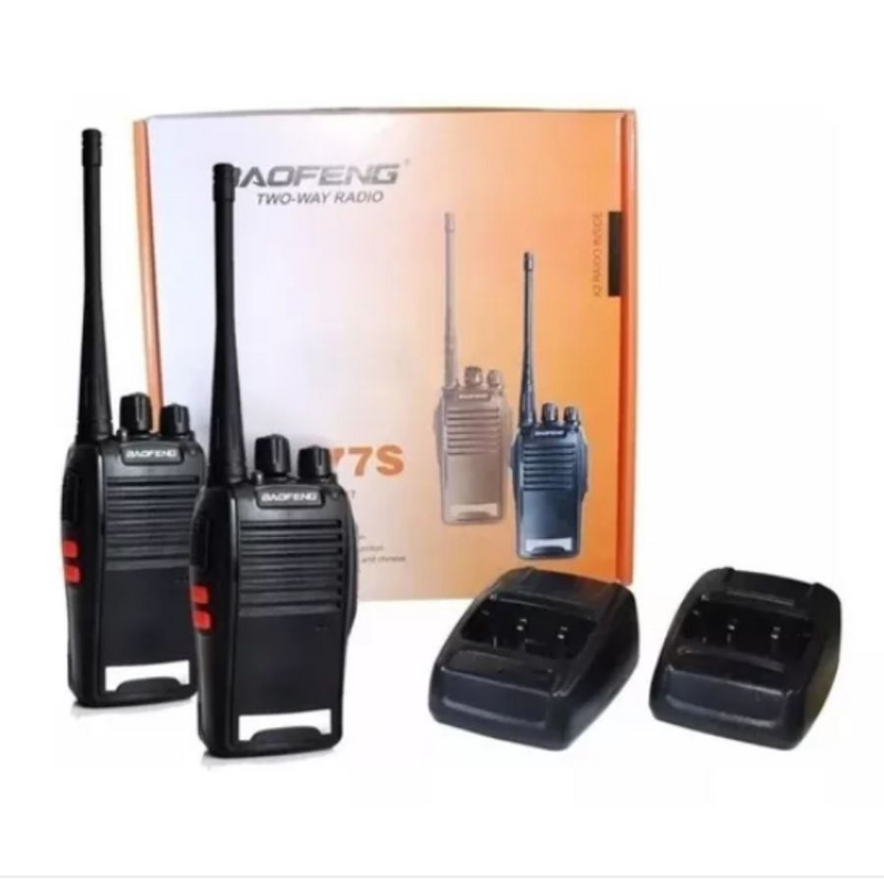 Par de Rádios Comunicador Baofeng WalkTalk BF-777S H-Maston