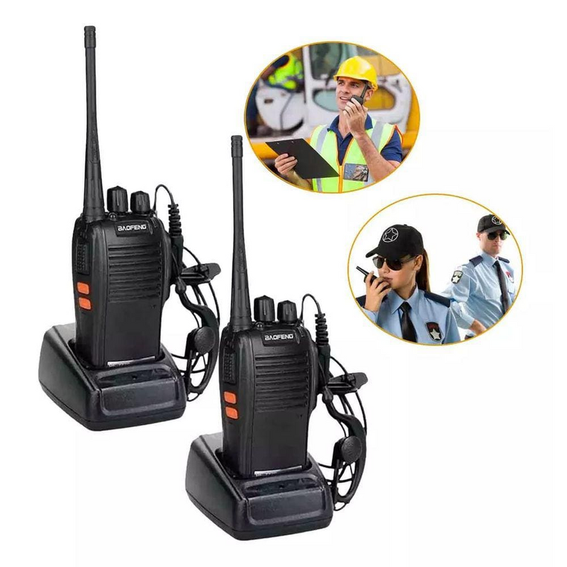 Par de Rádios Comunicador Baofeng WalkTalk BF-777S H-Maston