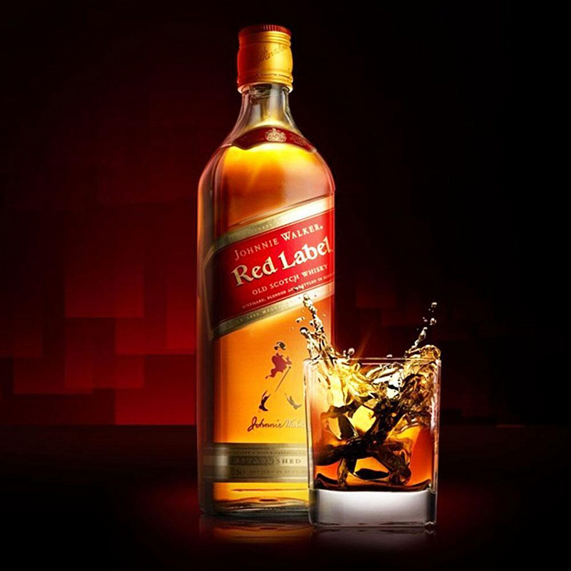 Whisky Johnnie Walker Red Label Importado 1 Litro