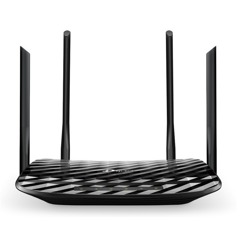 Roteador TP-Link Archer C6 Gigabit V2 AC1200 110/240V Preto -  Seminovo