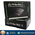 Aparelho Smart Tv Box 4k Mini S CPU Cortex A7 4X - Ultra Rápido