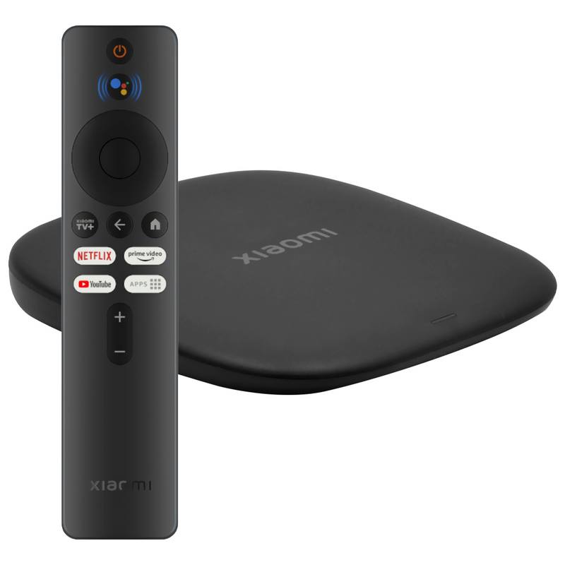 Aparelho Xiaomi Mi TV Box S 3ª Geração Android TV 11, 4K, Wi-Fi, Bluetooth, Controle por Voz Google, Netflix, YouTube, Disney+