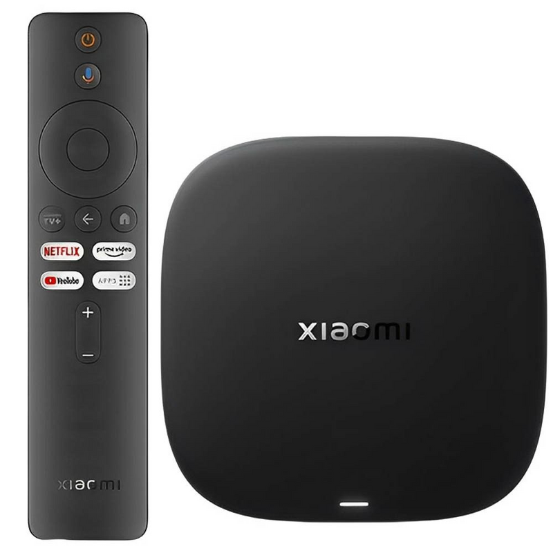 Aparelho Xiaomi Mi TV Box S 3ª Geração Android TV 11, 4K, Wi-Fi, Bluetooth, Controle por Voz Google, Netflix, YouTube, Disney+