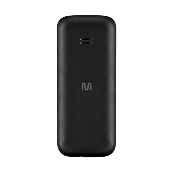 Celular Multilaser P9139 p/ Manuseio Idoso ou Trabalho, Radio FM, 4G, Desbloqueado, Cor Preto